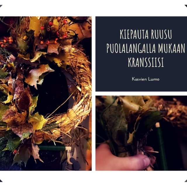 Näin teet itsesi näköisen syyskranssin luonnonaarteista